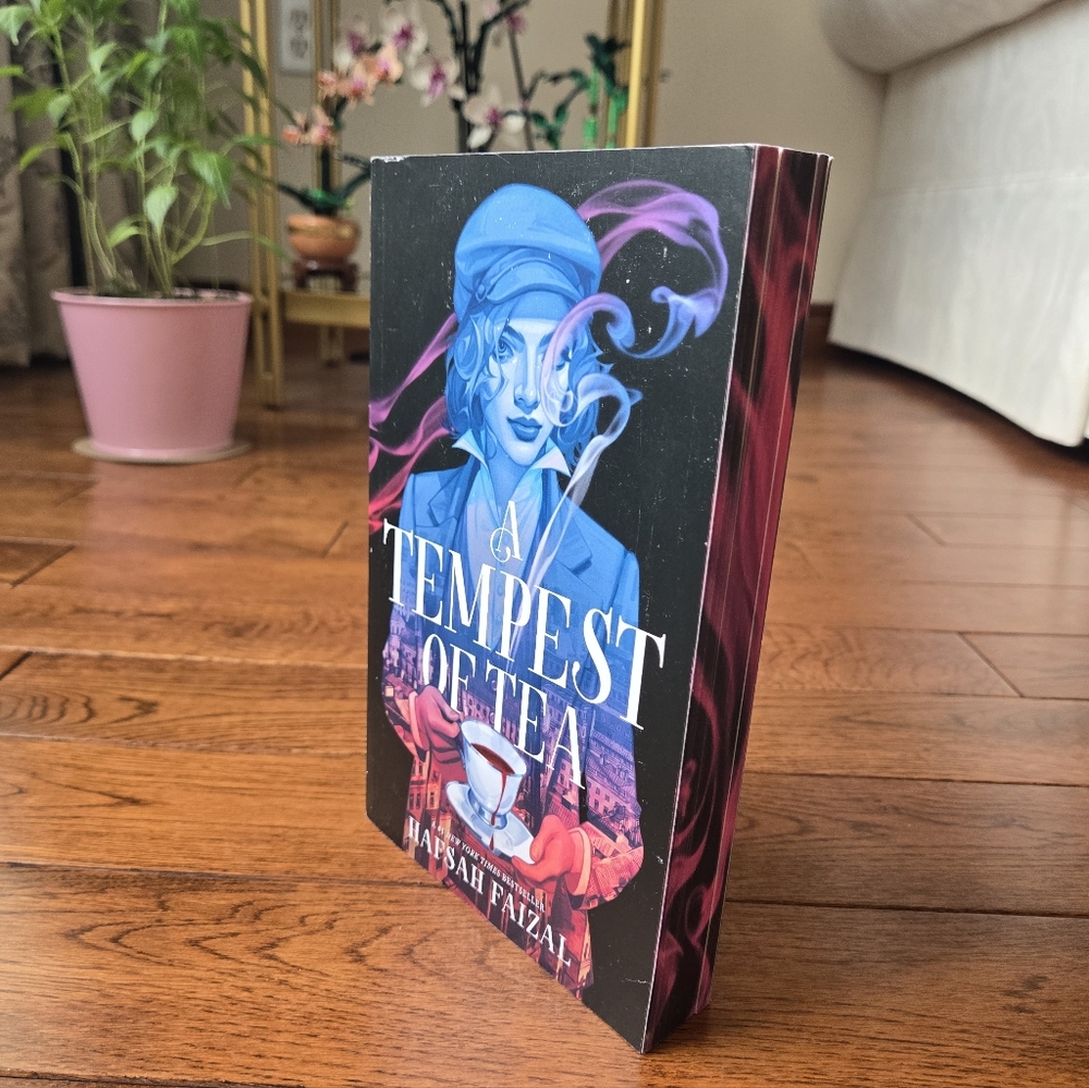 A Tempest of Tea by Hafsah Faizal - Sprayed Stencil Edge, Paperback